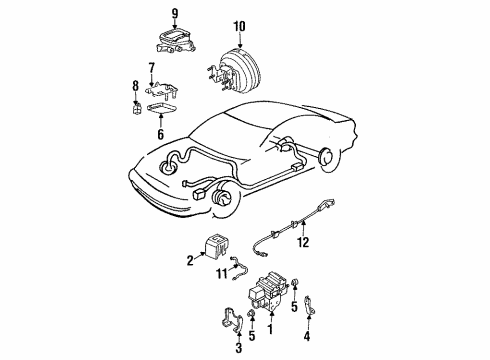 GM 18060180 Power Brake Booster Assembly