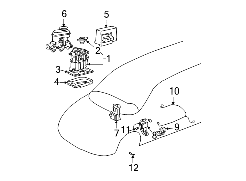 GM 9385320 Electronic Brake And Traction Control Module Assembly