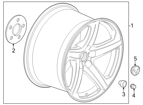 GM 84643853 CLIP-FRT WHL ADAP