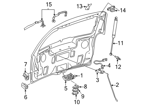 GM 12487580 Plug Asm,Dash Panel Rear Window Washer Hose Hole