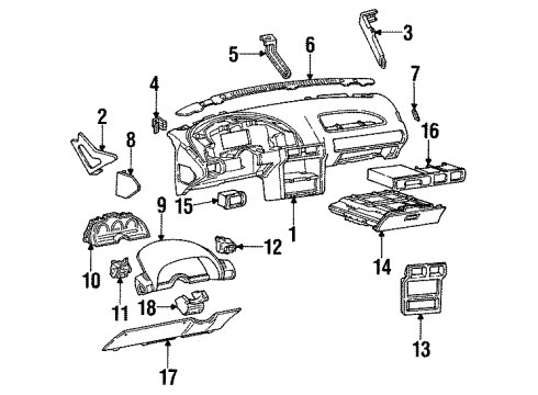 GM 22574668 Switch Assembly, Windshield Wiper & Windshield Washer