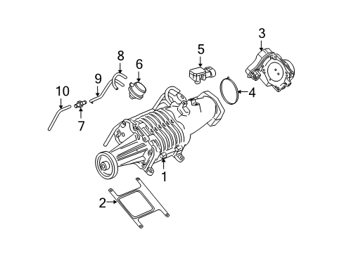 GM 17202005 Fuel Injection Air Meter BODY