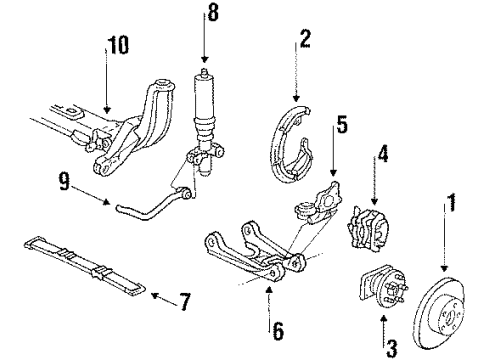 GM 12491132 Knuckle,Rear Suspension