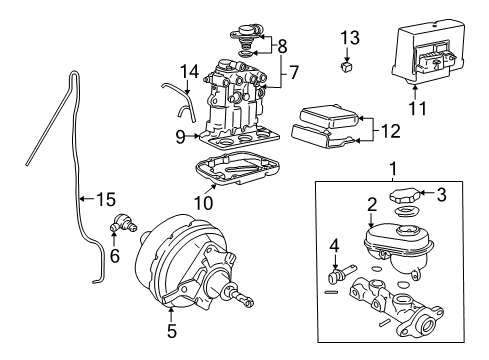 GM 10326046 Brake Pressure Modulator Valve Assembly (W/ Electronic Brake