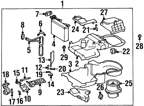 GM 52481709 Evaporator Kit,A/C