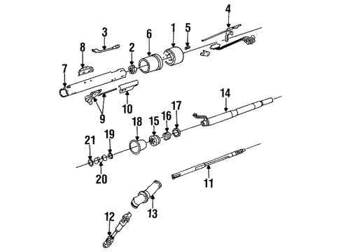 GM 26036680 Intermediate Steering Shaft Assembly