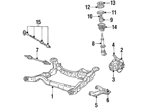 GM 10039816 Rear Suspension Lower Control Arm