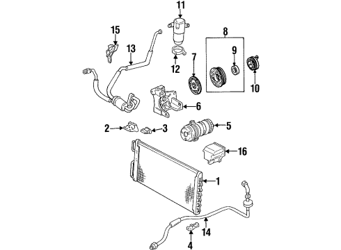 GM 25553225 Tank Assembly, Heater & A/C Control Vacuum