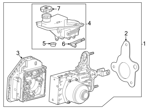 GM 11604346 BOLT,BRK M/CYL