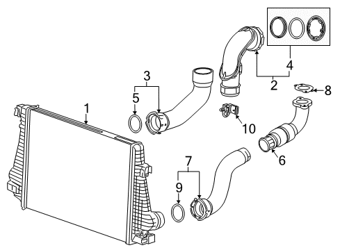 GM 94320428 Clip,Air Cleaner Outlet Rear Duct