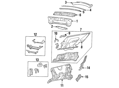 GM 25624482 HOUSING, Shock Absorber/Strut