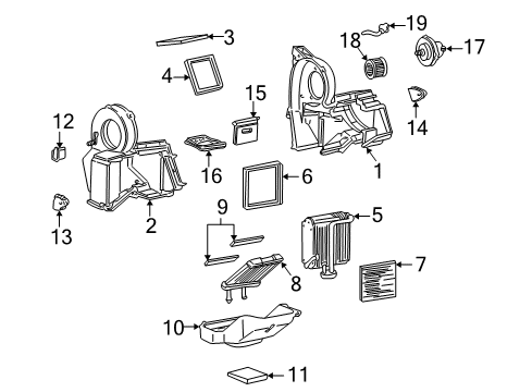 GM 25921585 Tube Assembly, Auxiliary A/C Evaporator (W/ Auxiliary Heater Inlet & O