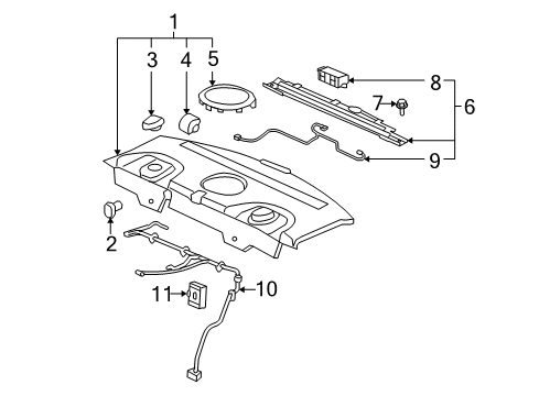 GM 20998256 Transmitter Assembly, Remote Control Door Lock