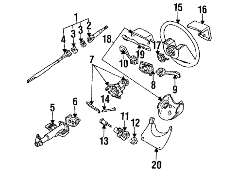 GM 96312343 Switch Asm,Stop Lamp