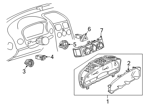 GM 92123128 Sun Load Temperature Sensor Assembly