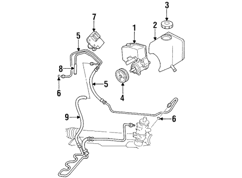 GM 26077753 Hose Assembly, P/S Gear Inlet