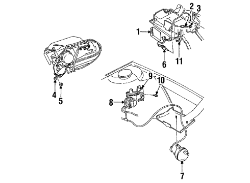 GM 10174471 Cable Assembly, Accelerator Control & Cruise Control