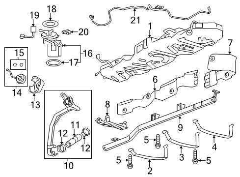 GM 15136023 Tank Assembly, Fuel