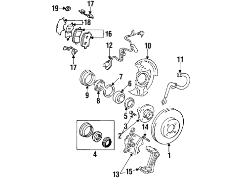 GM 94857019 Piston,Front Brake Caliper