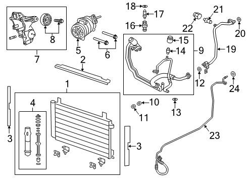 GM 92247933 Clutch Kit, A/C