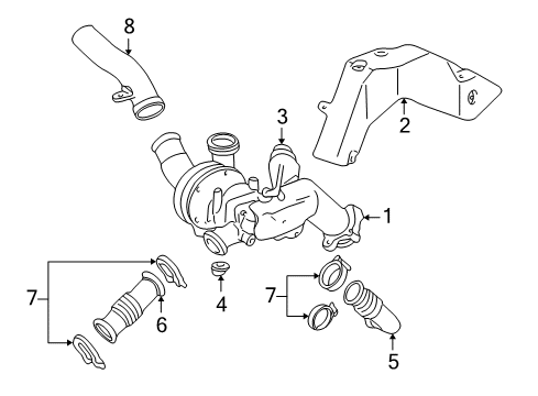 GM 15013104 3Way Catalytic Convertor Assembly (W/ Exhaust Manifold *Marked Print *Marked Print