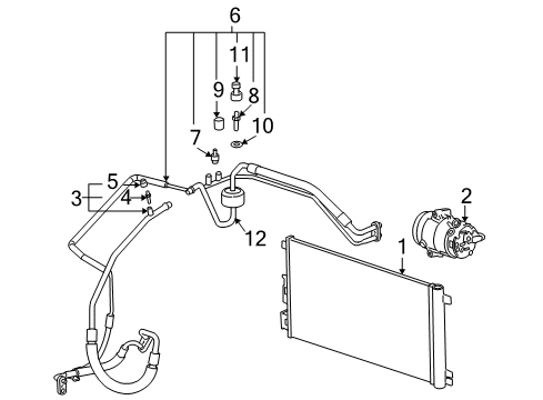 GM 15237840 Clutch Kit, A/C (Service)