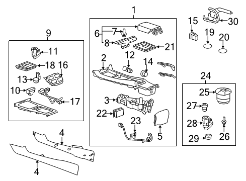 GM 24263901 Boot Assembly, Manual Transmission Control Lever *Mojave