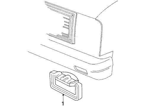 GM 912767 Lamp Asm,Parking & Turn Signal