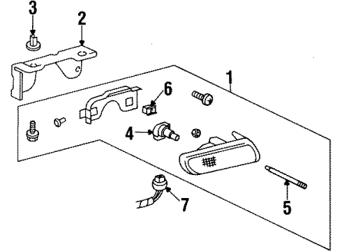 GM 10271051 Lamp Assembly, Front Fog