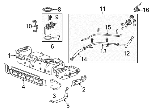 GM 22827850 Pipe Assembly, Fuel Tank Filler