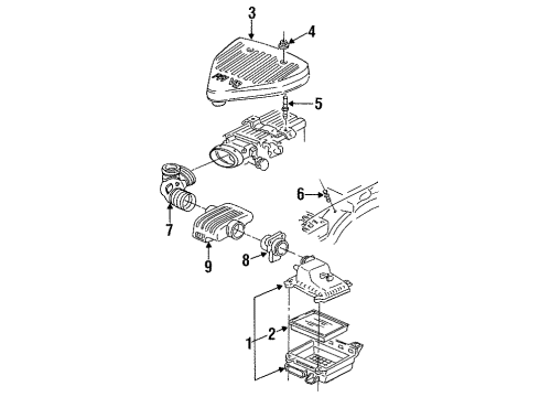 GM 10222134 Stud, Air Cleaner Resonator Bracket