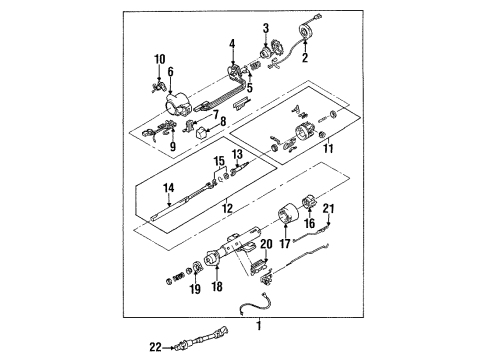 GM 10210758 Switch Assembly, Headlamp & Instrument Panel Lamp Dimmer & Accessory & E