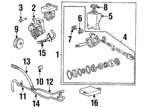 GM 26031205 Hose Assembly, P/S Gear Outlet