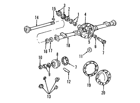 GM 26056109 Shaft,Differential Pinion Gear