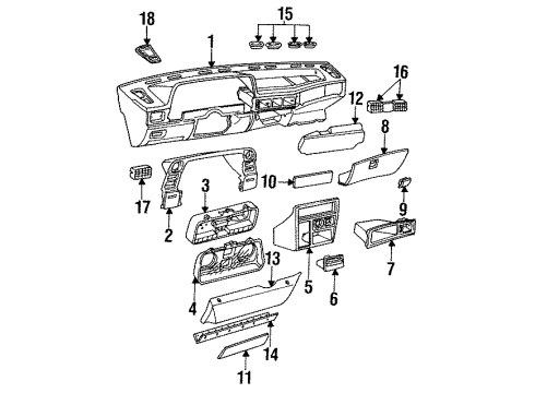 GM 90245225 SWITCH, Headlamp/Fog Lamp/Turn Signal