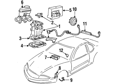 GM 16250069 Electronic Brake Control Module Assembly