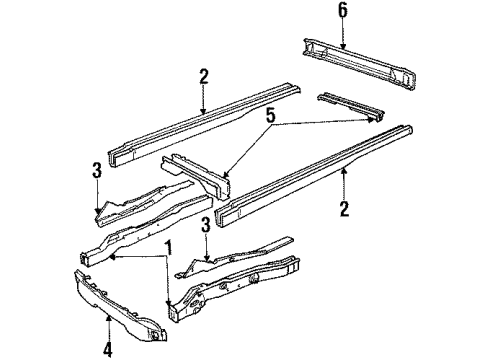 GM 15968083 Sill, Flr