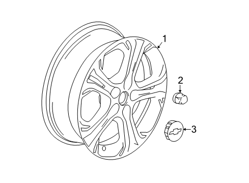 GM 13383367 Wheel, 16X6.5J Stl 41Mm O/S 105X5Xm12 B/C