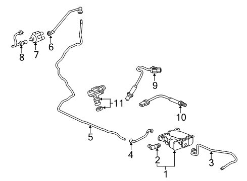 GM 85568873 CANISTER ASM-EVAP EMIS