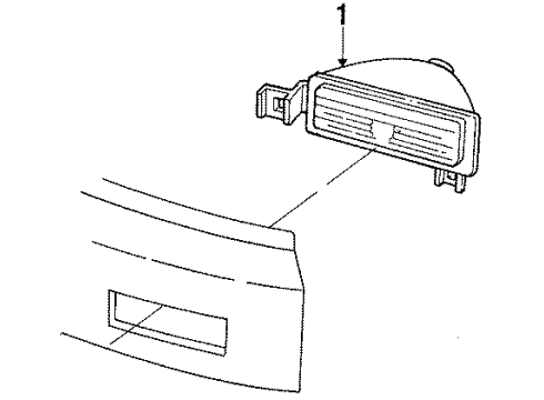 GM 918669 Lamp Asm