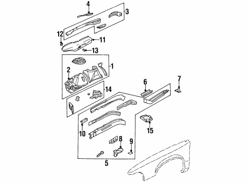 GM 25660101 Panel Assembly, Front Wheelhouse