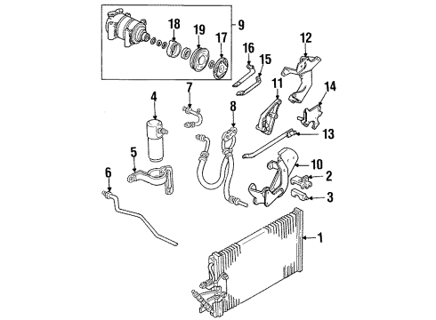 GM 52484151 Condenser,A/C