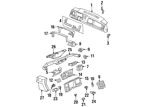 GM 19151947 Heater & Air Conditioner Control Assembly (Remanufacture)