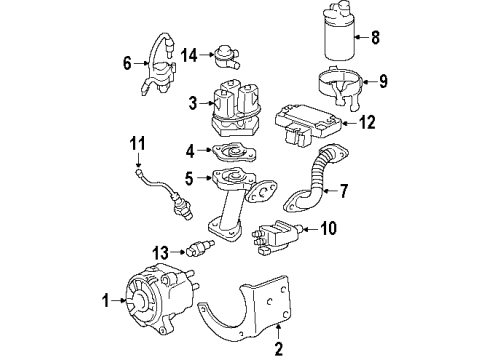 GM 10220124 Pipe Assembly, Secondary Air Injection