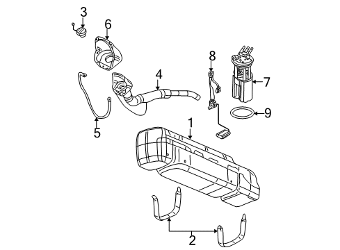 GM 89060641 Fuel Tank Meter/Pump SENDER