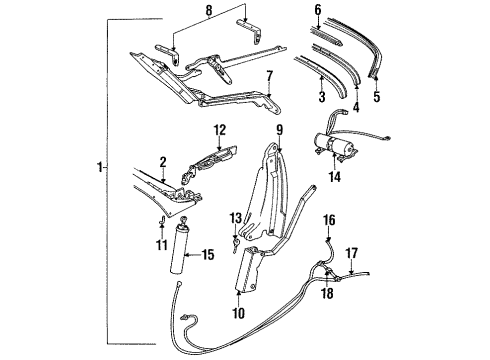 GM 12396408 Pump,Folding Top (W/Motor)