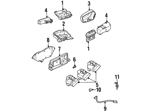 GM 12160405 Cover Asm,Engine Wiring Harness Relay Block