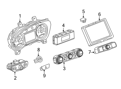 GM 84562503 Instrument Cluster Assembly