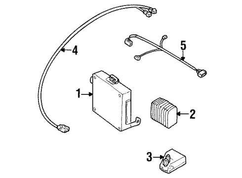 GM 30014096 Harness,A/C Control Wiring