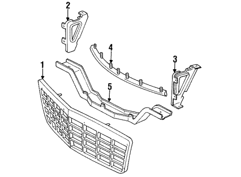 GM 25604302 Radiator Grille Emblem